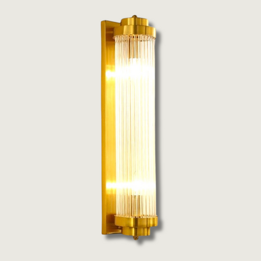 Luxury Gold Crystal Glass Wall Light - HappyKidMart