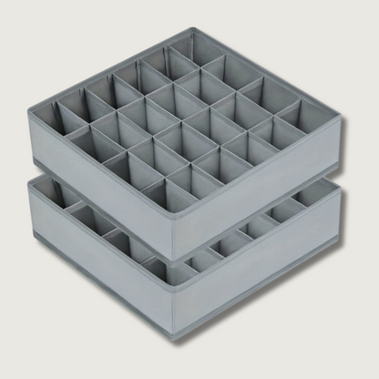 Compact Closet Storage Bins 24 Piece Set - HappyKidMart