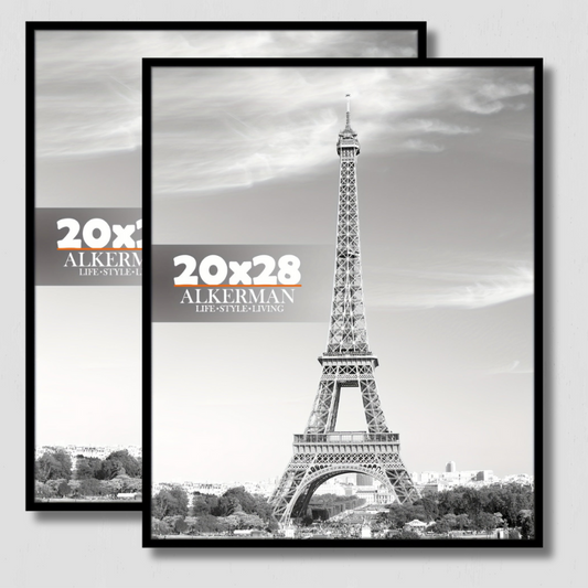 Stylish Photo Frame Set | Black Wall Frames 20x28 - HappyKidMart