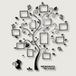 Personalized Picture Tree Wall Sticker with 3D Frame - HappyKidMart