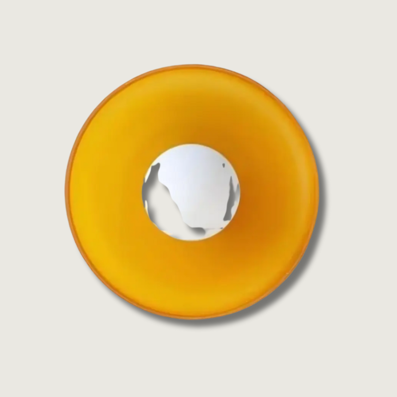 Bright Round Wall Lamp | Yellow Home LightingFixture - HappyKidMart