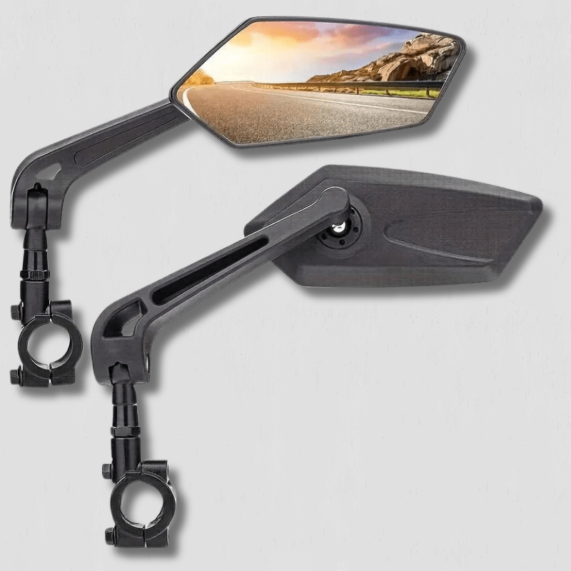 Rear View Bike Mirrors | 360° Wide Angle Set - HappyKidMart