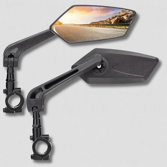 Rear View Bike Mirrors | 360° Wide Angle Set - HappyKidMart
