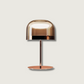 Stylish Glass Desk Lamp with Copper Accent - HappyKidMart