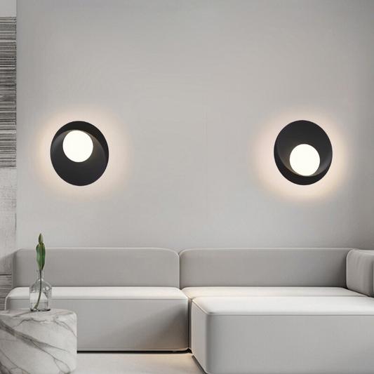 Contemporary Round LED Wall Sconce - HappyKidMart
