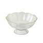 Retro Green Glass Fruit Dish