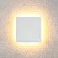 Sleek Black Round LED Wall Lamp