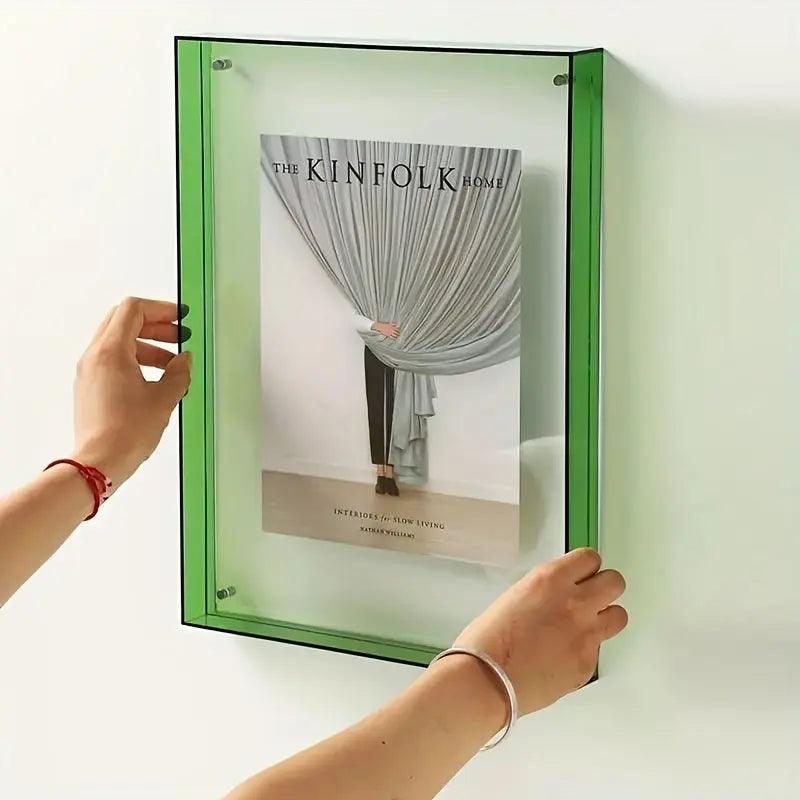Clear Glass Picture Frame | Elegant Home Decor Style