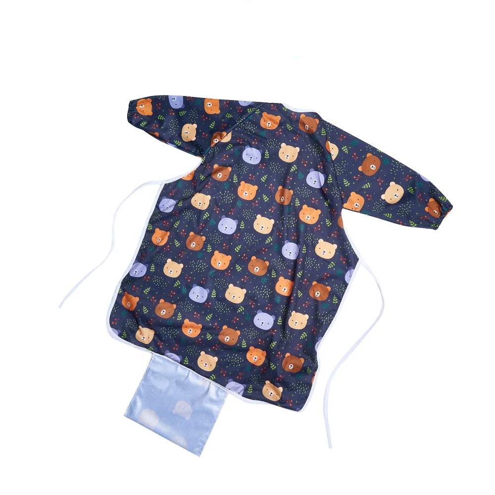 Coverall Packable Waterproof Baby Feeding Bibs