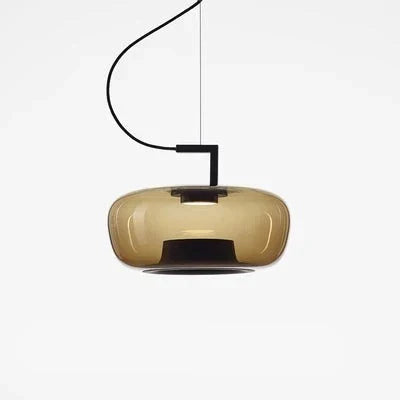 Sleek Glass Hanging Light | Simple Scandinavian Style