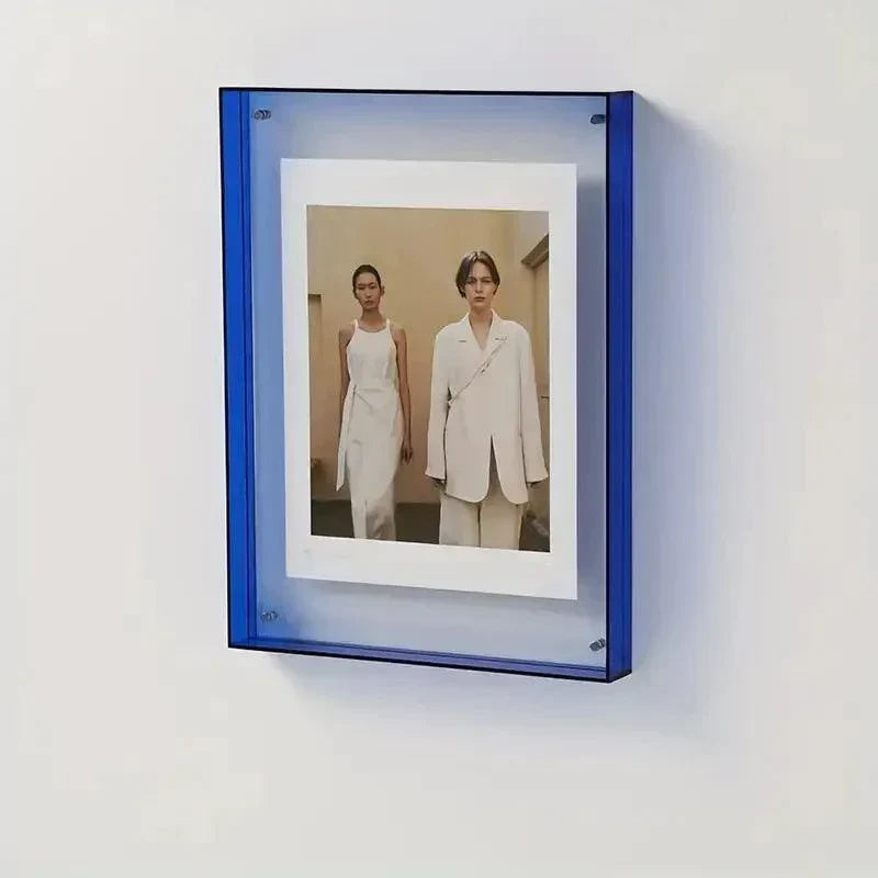 Clear Glass Picture Frame | Elegant Home Decor Style