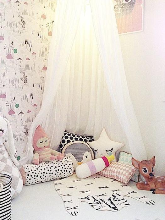 Cute Nursery Bed Canopy
