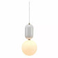 Sleek Black Glass Globe Pendant Light