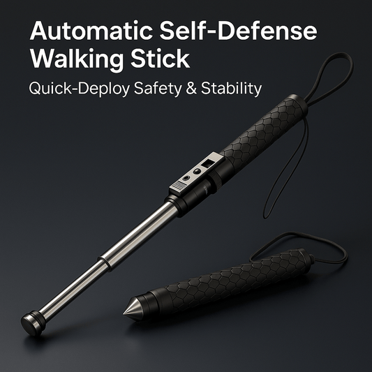 SafeWalk Automatic Defense Cane with Balance Support - HappyKidMart