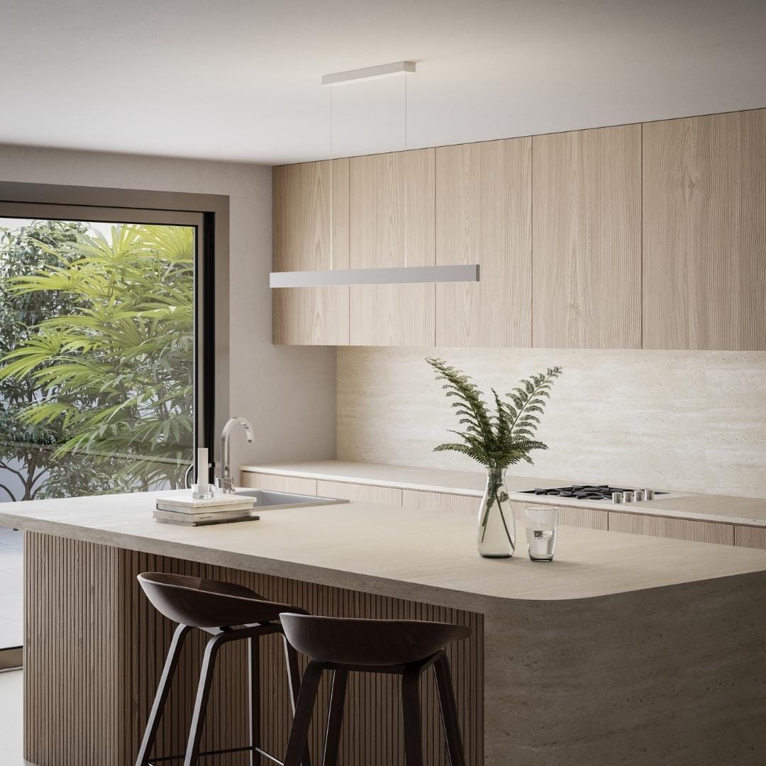 Sleek LED Linear Suspension Light