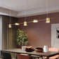 Sleek LED Hanging Light | Adjustable Gold Tone Fixture