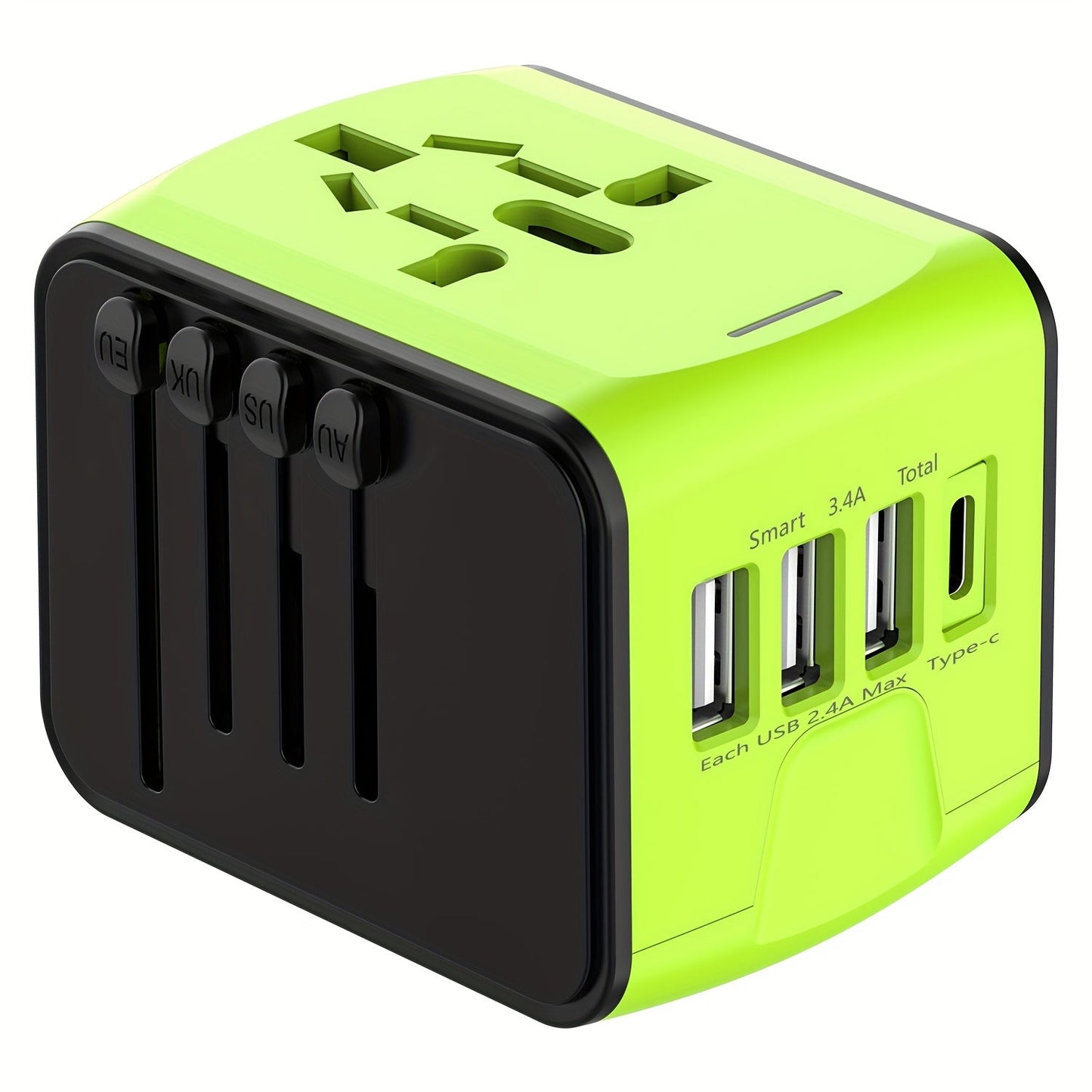 Global Travel Charger | 4 USB Ports with Type C