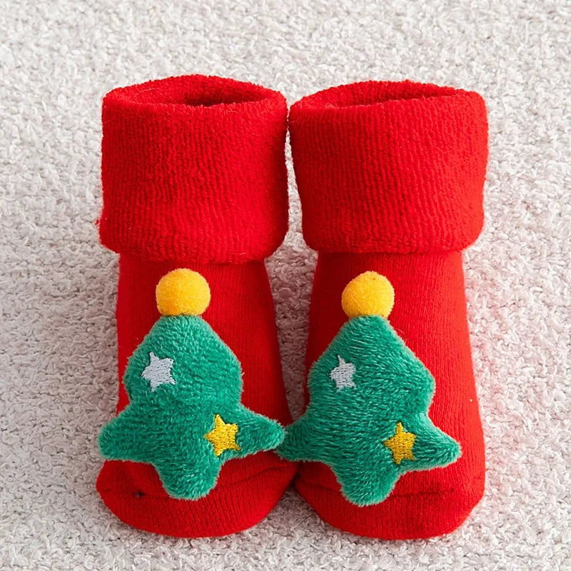 Baby Christmas Socks for Newborns