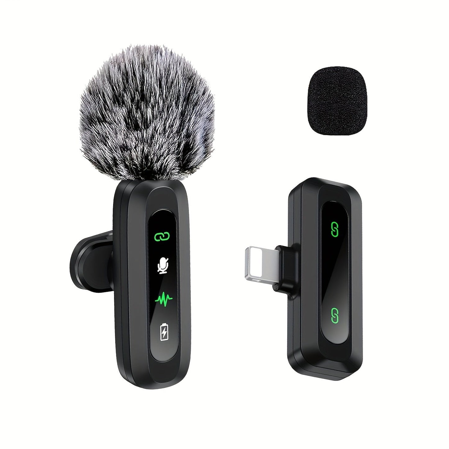 Compact Dual USB Lavalier Microphone Set