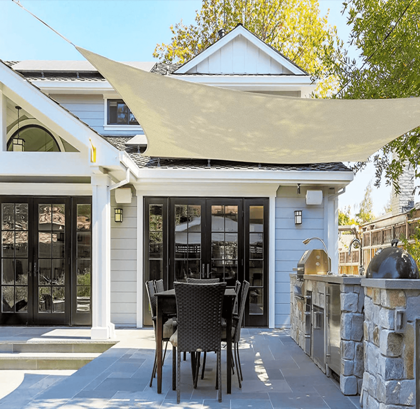 Waterproof Triangle Garden Shade Canopy
