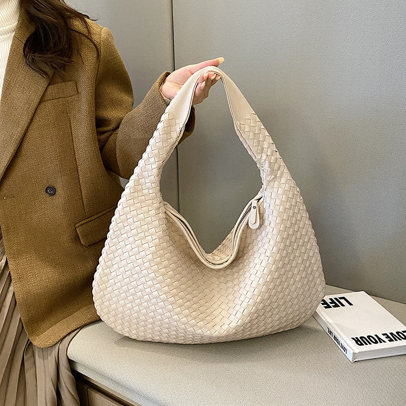 Bohemian Braided Leather Handbag