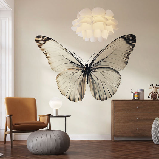 Beautiful Nature Black White Wall Mural - HappyKidMart