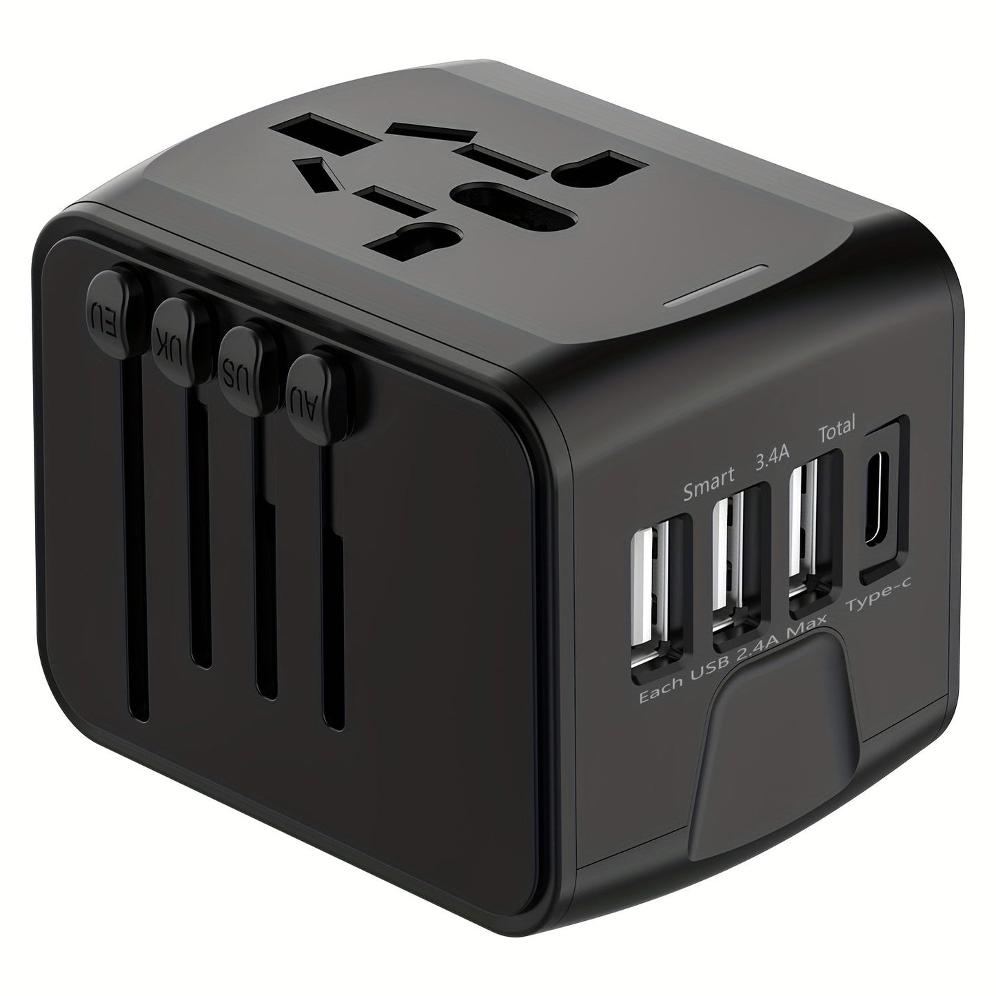 Global Travel Charger | 4 USB Ports with Type C