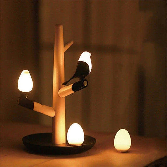 Automatic Desk Lamp | Natural Tree Branch Style - HappyKidMart