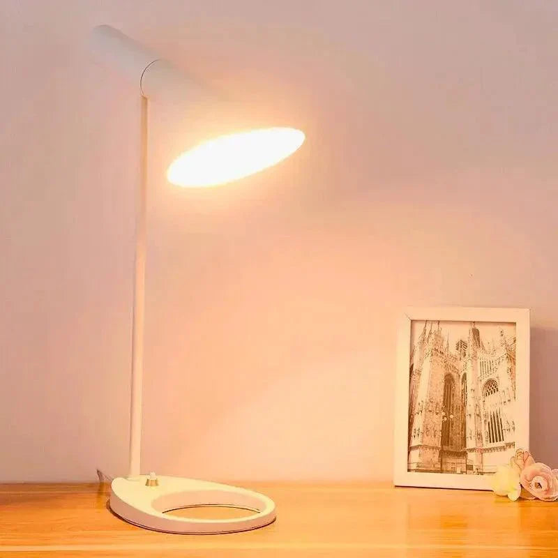 Contemporary Wooden Desk Lamp Adjustable Bright Light