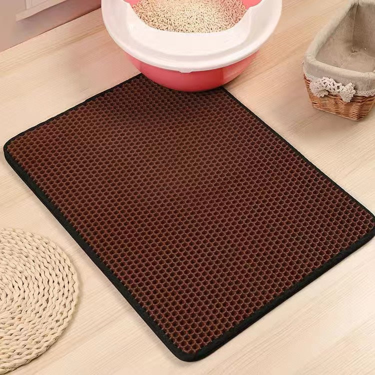 Pet Litter Mat | Waterproof Double Layer Design
