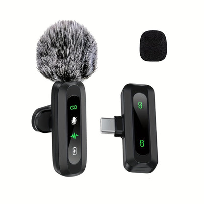 Compact Dual USB Lavalier Microphone Set