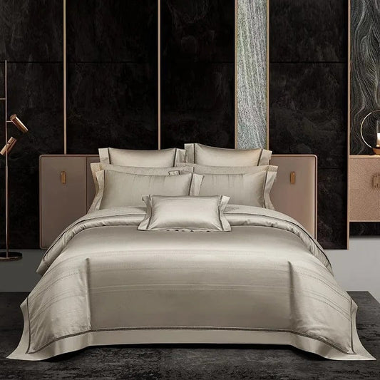Soft Grey Cotton Bed Sheet Set - HappyKidMart