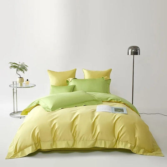Soft Yellow Green Bedding Set - HappyKidMart