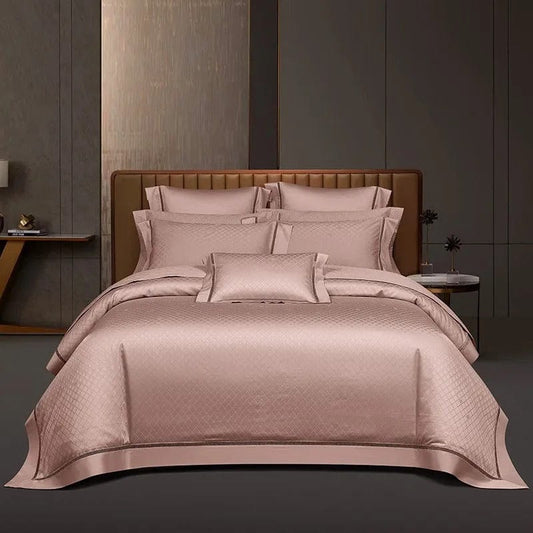 Soft Pink Quilted Cotton Bed Set - HappyKidMart