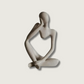 Simple Resin Figurine | Contemporary Decor Statue - HappyKidMart