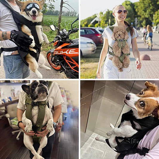 Comfortable Pet Backpack for Dogs | Handsfree Carrier - HappyKidMart
