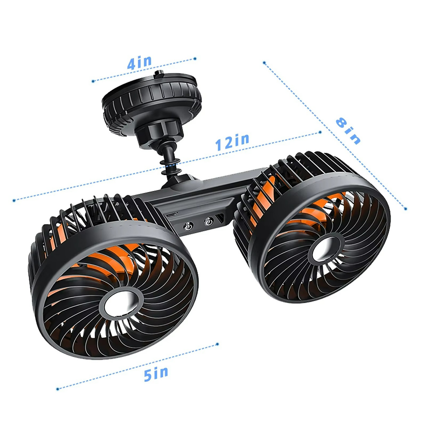 Portable Car Air Cooler Fan with Long Lasting Battery