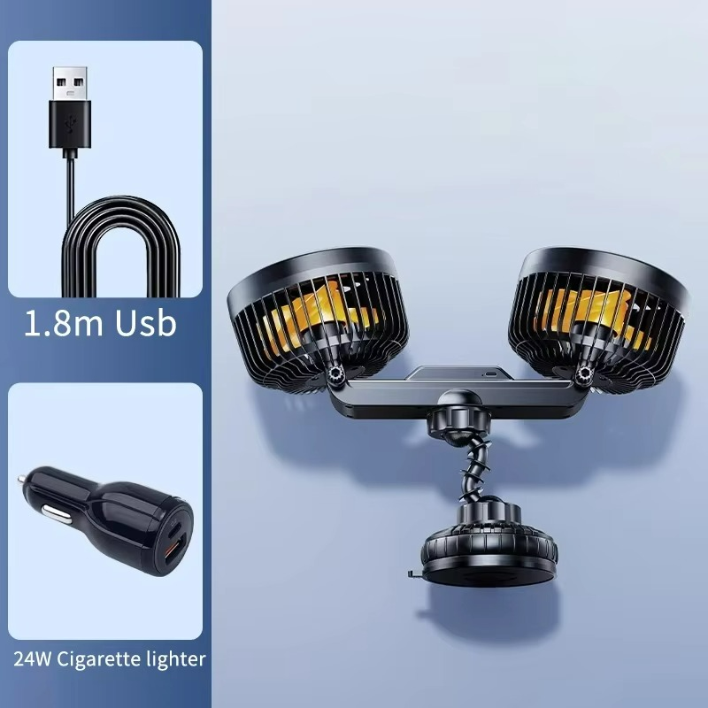Portable Car Air Cooler Fan with Long Lasting Battery