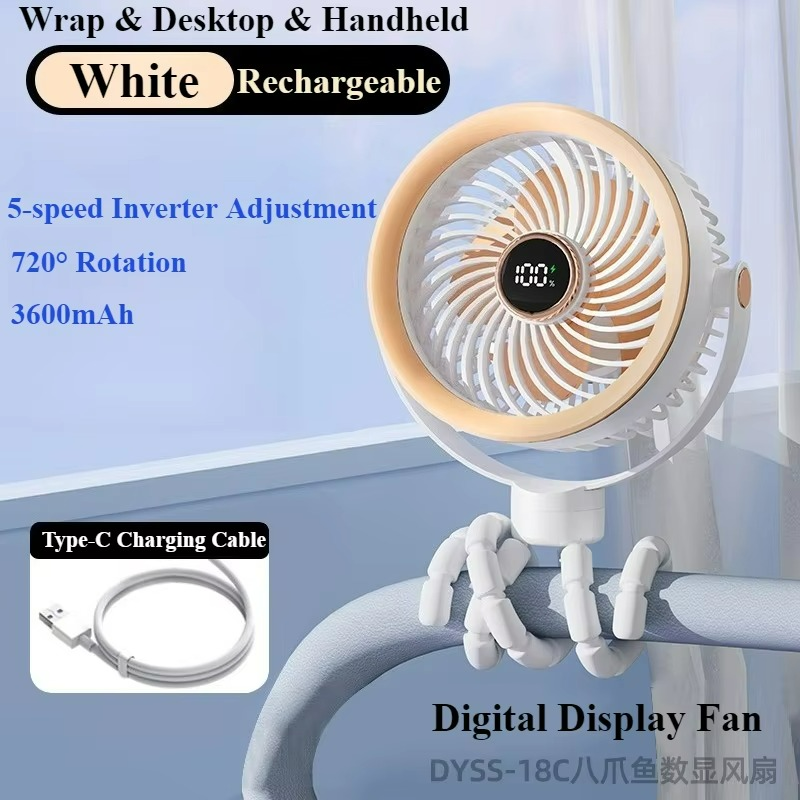 Compact Rechargeable Cooling Fan