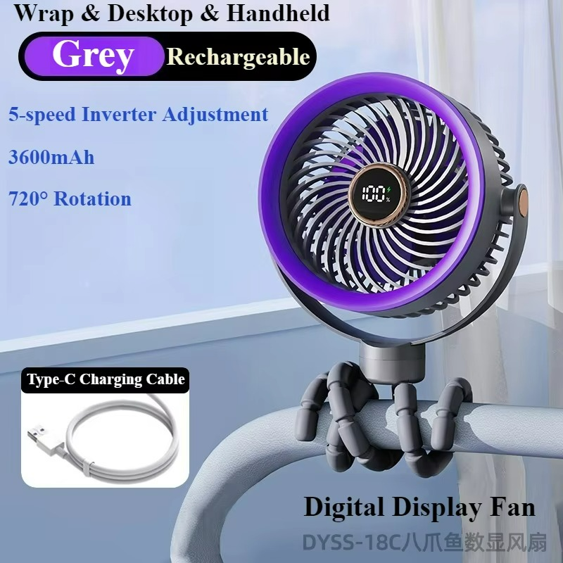 Compact Rechargeable Cooling Fan