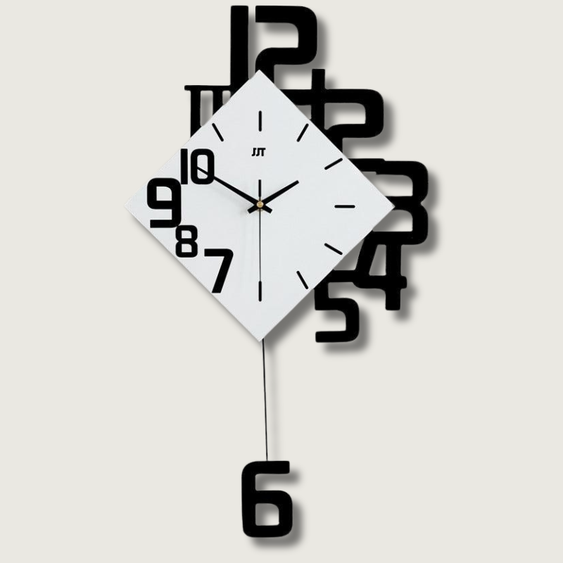 Unique Asymmetric Wall Clock - HappyKidMart