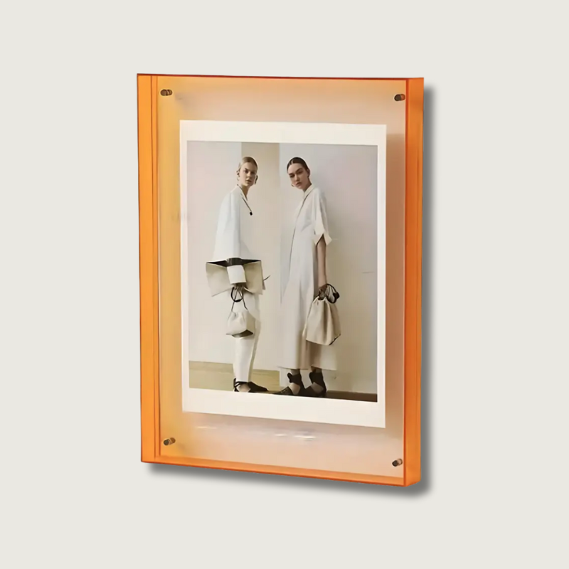 Clear Glass Picture Frame | Elegant Home Decor Style - HappyKidMart