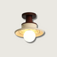 Stylish Overhead Light | Dual Finish Metal Shade - HappyKidMart