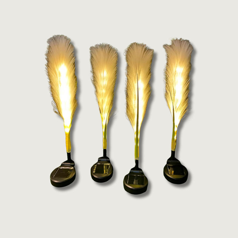 Outdoor Solar Torch Lamp | Decorative Bird Theme - HappyKidMart