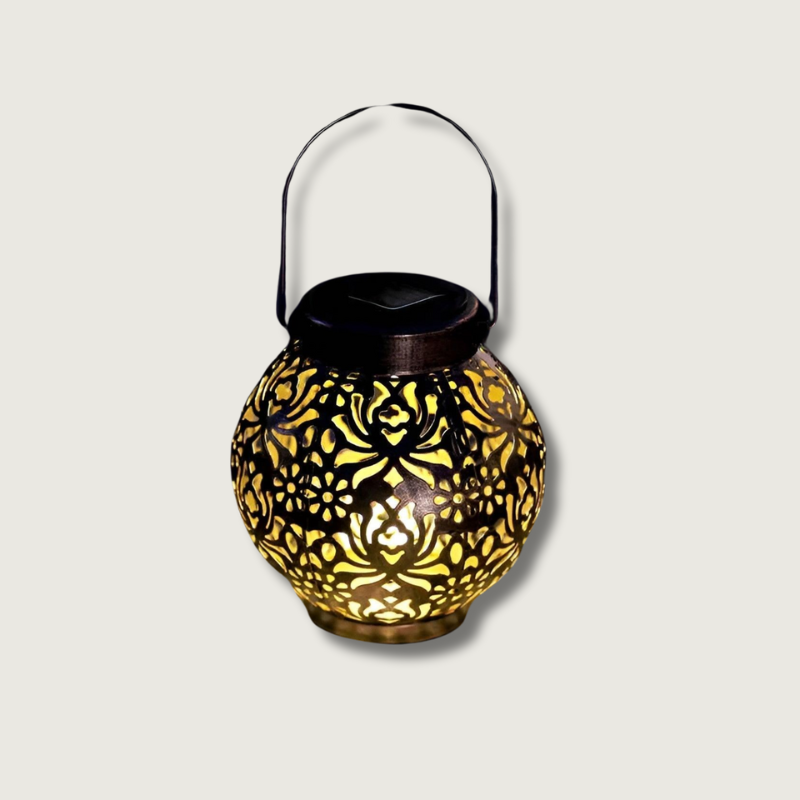 Colorful Outdoor Solar Lantern Moroccan Style LED - HappyKidMart