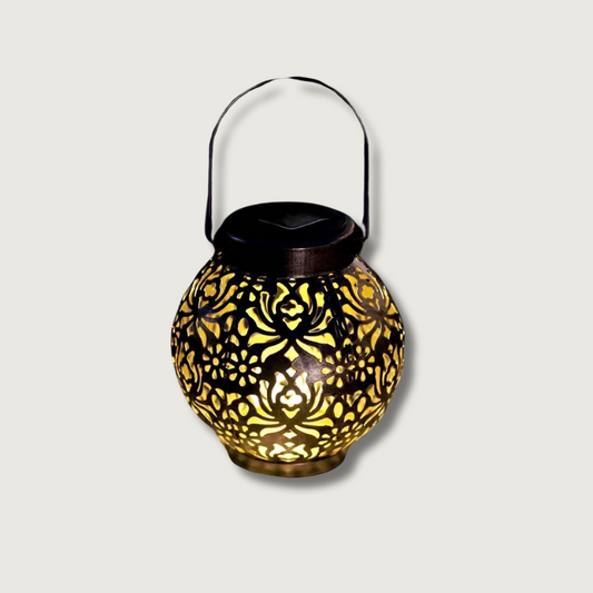 Colorful Outdoor Solar Lantern Moroccan Style LED - HappyKidMart