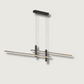 Slim LED Linear Suspension Light | Adjustable Metal Fixture - HappyKidMart