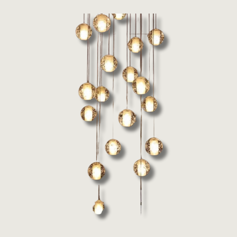 Luxurious Glass Drop Pendant Light - HappyKidMart