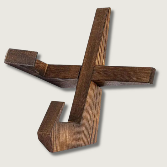 Natural Wood Cookbook Stand - HappyKidMart