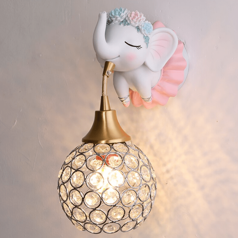 Sparkling Glass Sconce | Elegant Dance Theme